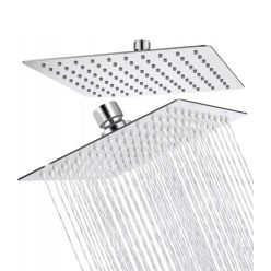 Diplon BQ1815 Szögletes esőztető zuhanyfej 25x25cm