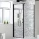 Diplon BR6611 Szögletes zuhanykabin 90x90cm