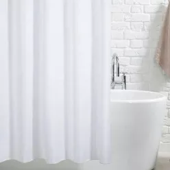 Fehér zuhanyfüggöny