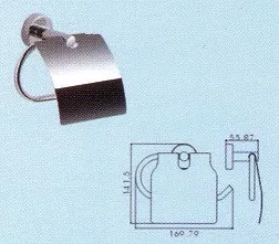Diplon SE01972 Fedeles WC papírtartó